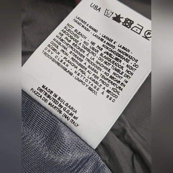 L(!)W BRAND Luxe Navy blue Hooded Jacket - Picture 7 of 7